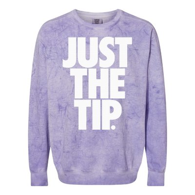 Just The Tip Colorblast Crewneck Sweatshirt