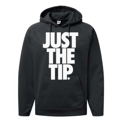 Just The Tip Performance Fleece Hoodie