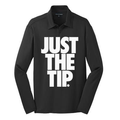 Just The Tip Silk Touch Performance Long Sleeve Polo