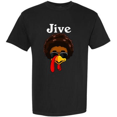 Jive Thanksgiving Turkey Day Funny Family Costume Garment-Dyed Heavyweight T-Shirt