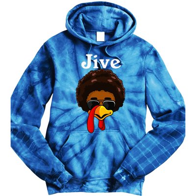 Jive Thanksgiving Turkey Day Funny Family Costume Tie Dye Hoodie