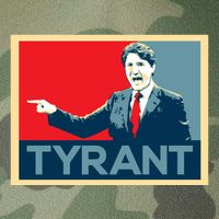Justin Trudeau Tyrant Legacy Tie Dye Trucker Hat