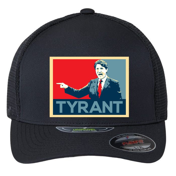 Justin Trudeau Tyrant Flexfit Unipanel Trucker Cap