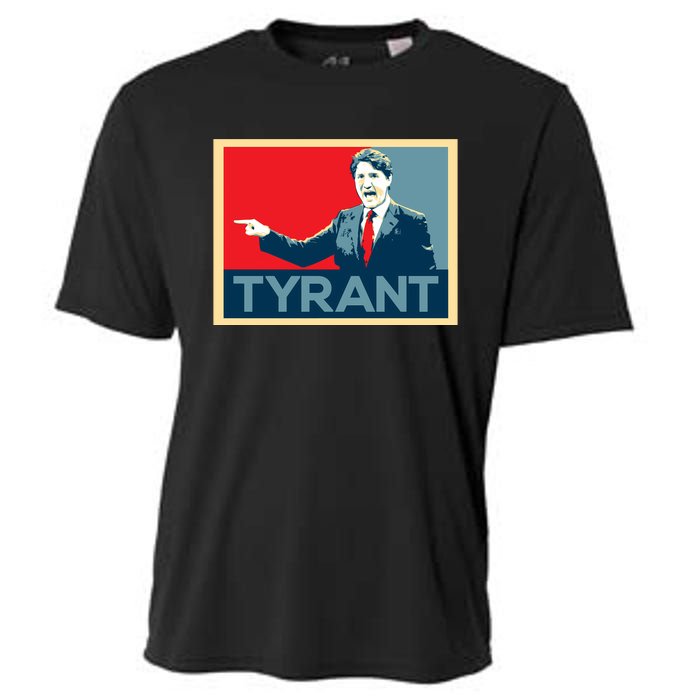 Justin Trudeau Tyrant Cooling Performance Crew T-Shirt