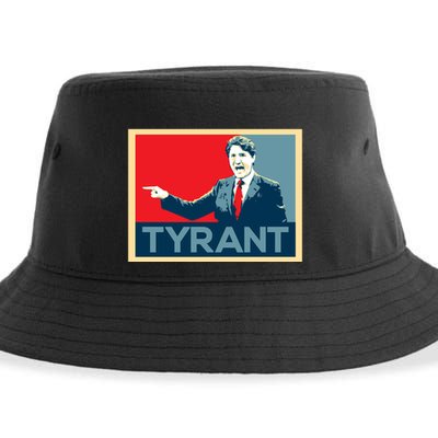 Justin Trudeau Tyrant Sustainable Bucket Hat