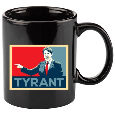 Justin Trudeau Tyrant 11oz C Handle Ceramic Mug