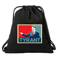 Justin Trudeau Tyrant Drawstring Bag