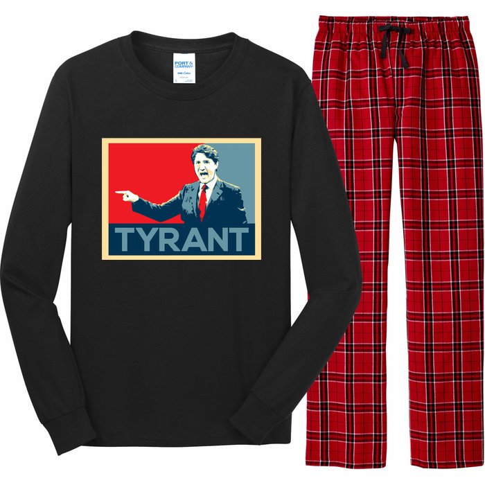 Justin Trudeau Tyrant Long Sleeve Pajama Set