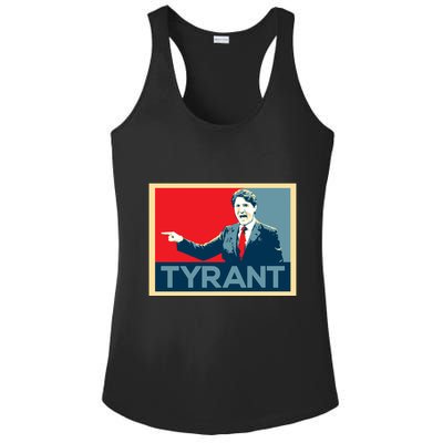 Justin Trudeau Tyrant Ladies PosiCharge Competitor Racerback Tank