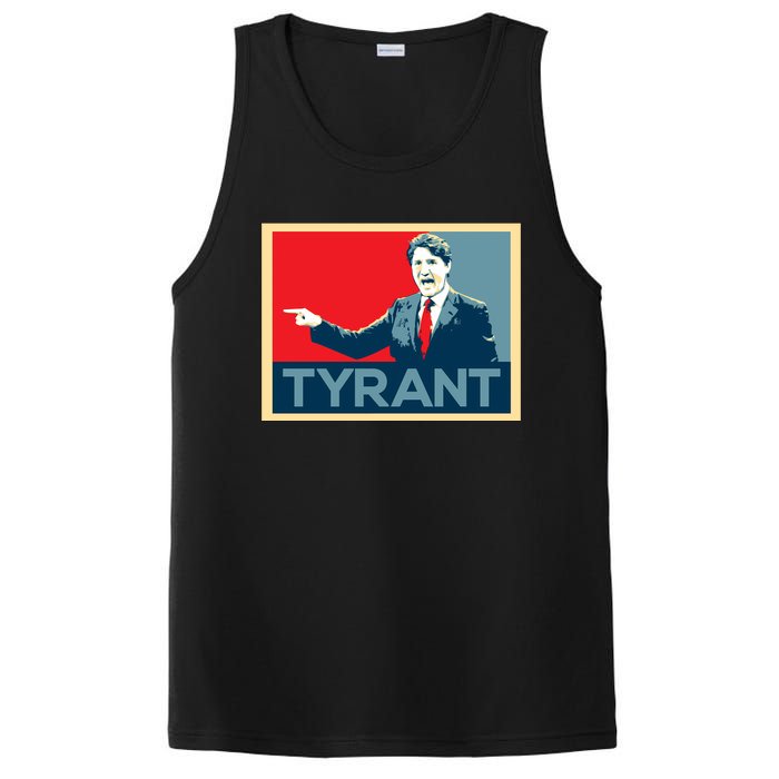 Justin Trudeau Tyrant PosiCharge Competitor Tank