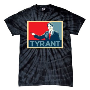 Justin Trudeau Tyrant Tie-Dye T-Shirt