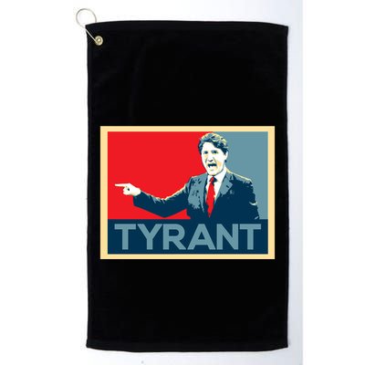 Justin Trudeau Tyrant Golf Towel