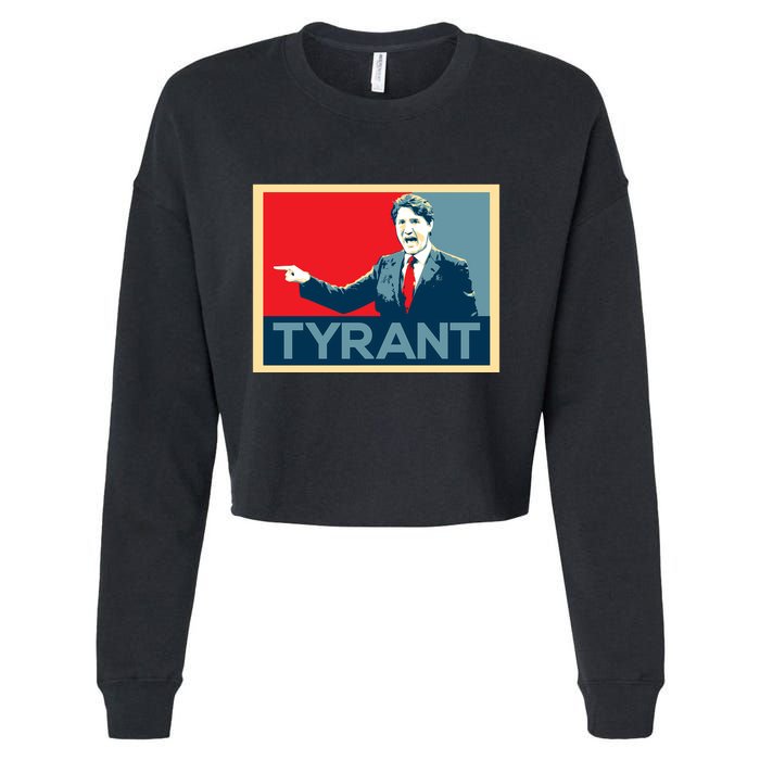 Justin Trudeau Tyrant Cropped Pullover Crew