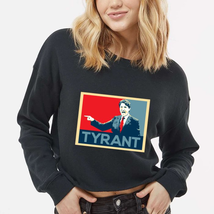 Justin Trudeau Tyrant Cropped Pullover Crew