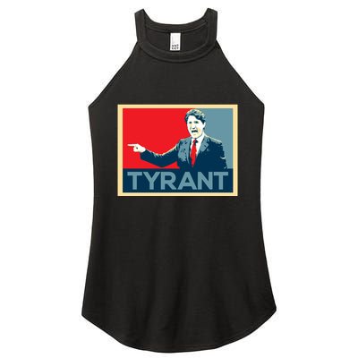 Justin Trudeau Tyrant Women's Perfect Tri Rocker Tank