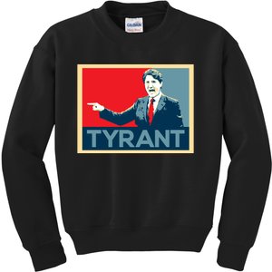 Justin Trudeau Tyrant Kids Sweatshirt