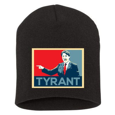 Justin Trudeau Tyrant Short Acrylic Beanie