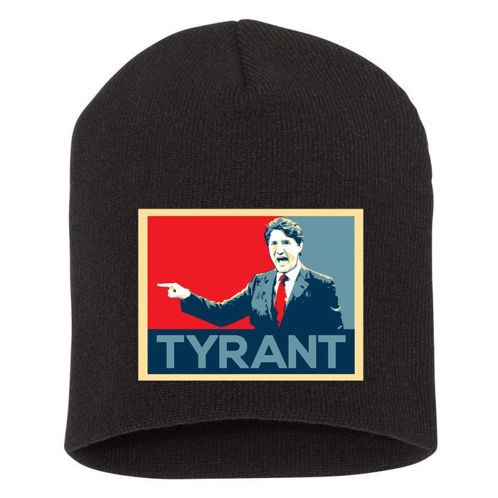 Justin Trudeau Tyrant Short Acrylic Beanie