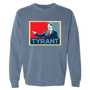 Justin Trudeau Tyrant Garment-Dyed Sweatshirt