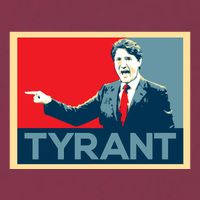 Justin Trudeau Tyrant 16oz Travel Tumbler