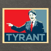 Justin Trudeau Tyrant Cotton Canvas Backpack