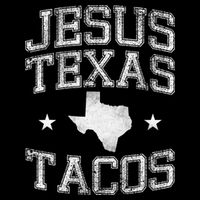 Jesus Texas Tacos Flag State Us Vintage Longhorn Texas Retro T-Shirt