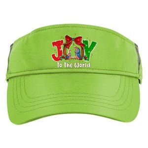 Joy To The World Christmas Jesus Christian Nativity Scene Adult Drive Performance Visor