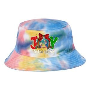 Joy To The World Christmas Jesus Christian Nativity Scene Tie Dye Newport Bucket Hat