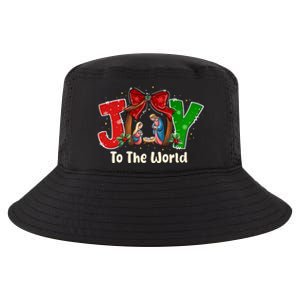 Joy To The World Christmas Jesus Christian Nativity Scene Cool Comfort Performance Bucket Hat