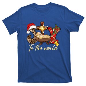 Joy To The World Christmas Jesus Christian Nativity Scene T-Shirt