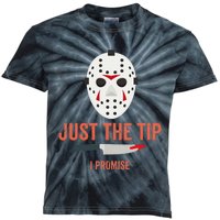 Just The Tip I Promise Funny Halloween Costume Kids Tie-Dye T-Shirt