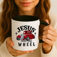 Jesus Take The Wheel Classic Vintage Car Mug