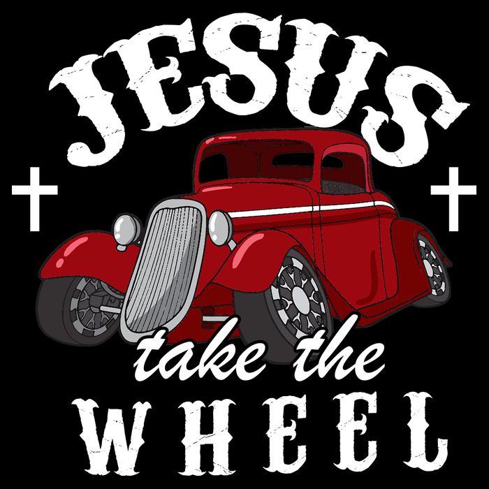 Jesus Take The Wheel Classic Vintage Car Womens Tank Top