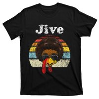 Jive Thanksgiving Turkey Day Funny Face T-Shirt