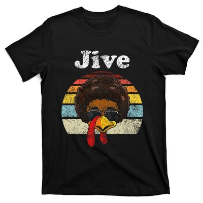 Jive Thanksgiving Turkey Day Funny Face T-Shirt