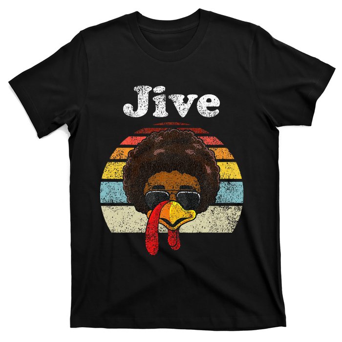 Jive Thanksgiving Turkey Day Funny Face T-Shirt