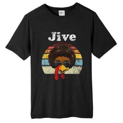 Jive Thanksgiving Turkey Day Funny Face Tall Fusion ChromaSoft Performance T-Shirt