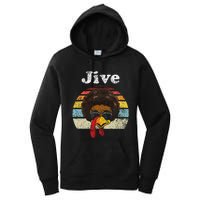 Jive Thanksgiving Turkey Day Funny Face Women's Pullover Hoodie