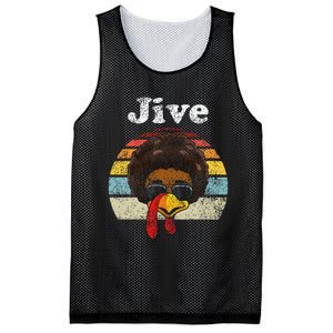 Jive Thanksgiving Turkey Day Funny Face Mesh Reversible Basketball Jersey Tank