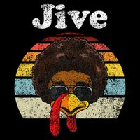 Jive Thanksgiving Turkey Day Funny Face Youth Performance Sprint T-Shirt