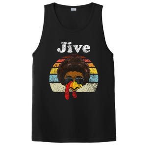 Jive Thanksgiving Turkey Day Funny Face PosiCharge Competitor Tank