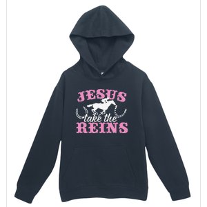 Jesus Take The Reins Christian Urban Pullover Hoodie