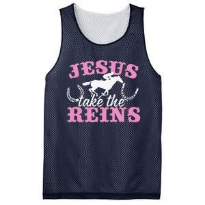 Jesus Take The Reins Christian Mesh Reversible Basketball Jersey Tank