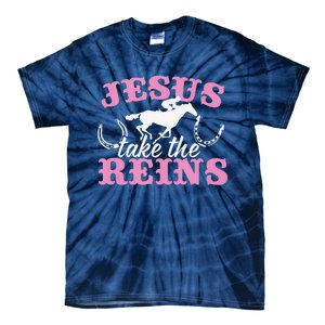 Jesus Take The Reins Christian Tie-Dye T-Shirt