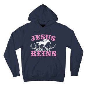 Jesus Take The Reins Christian Tall Hoodie