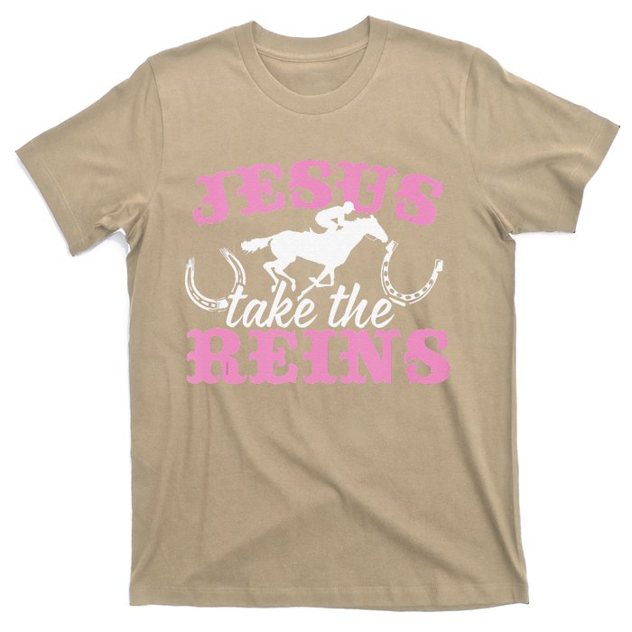 Jesus Take The Reins Christian T-Shirt