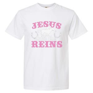 Jesus Take The Reins Christian Garment-Dyed Heavyweight T-Shirt