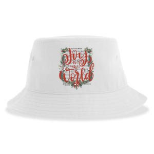 Joy To The World Christian Christmas Jesus Birth Music Xmas Sustainable Bucket Hat