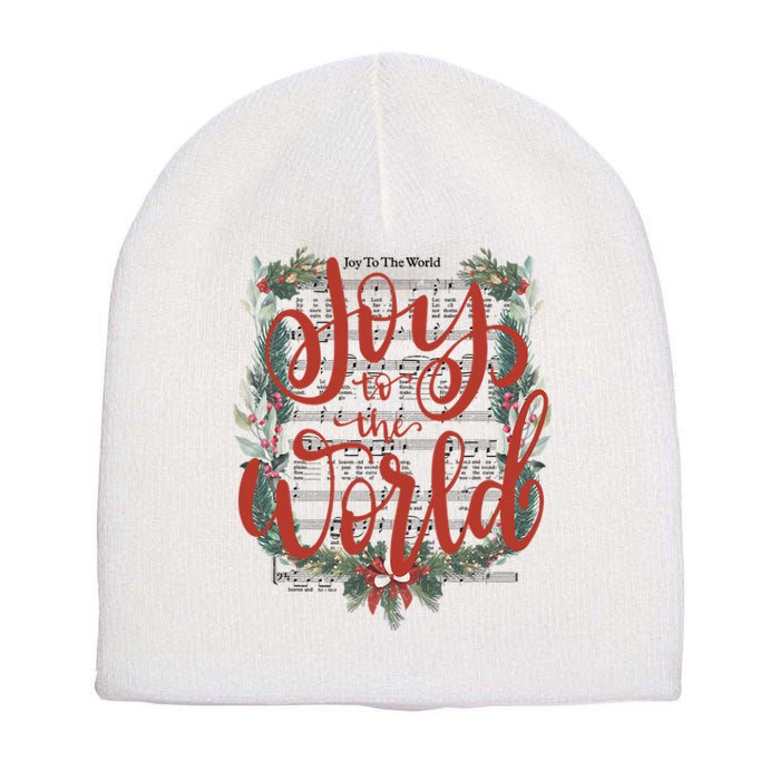 Joy To The World Christian Christmas Jesus Birth Music Xmas Short Acrylic Beanie