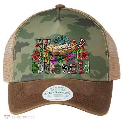Joy To The World Christian Christmas Jesus Xmas Holiday Cool Gift Legacy Tie Dye Trucker Hat